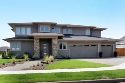 4 Bed Prairie Style House Plan