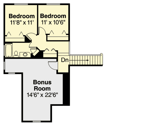 Plan 72753DA: 3 Bed Medium Sized House Plan - Floor Plan - 2nd Floor - Country, Traditional