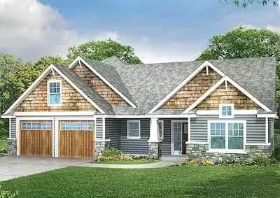 3 Bed Medium Sized House Plan