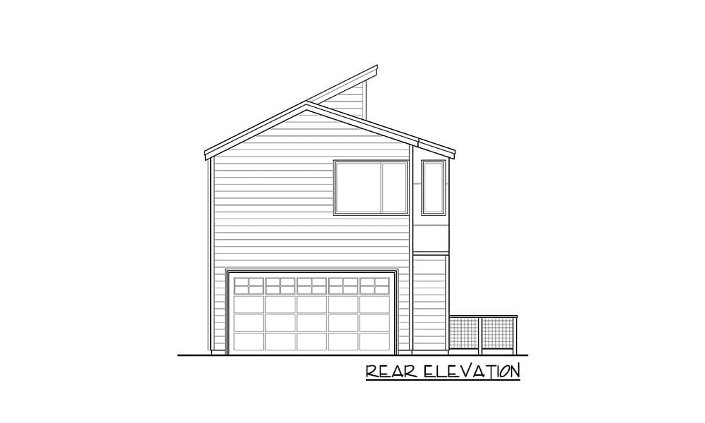 Plan 72756DA: Modern Townhouse-Style House Plan with Main Floor Master Suite - 1533 Sq Ft - Image #4