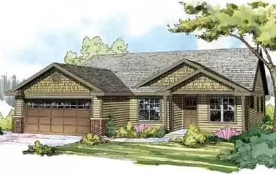 Craftsman Ranch with Flexible Beds