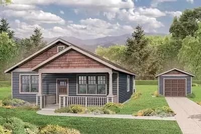 3 Bed Cottage with Detached Garage - 1275 Sq Ft