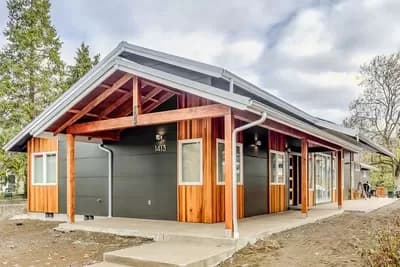 Narrow Lot 3 Bed Ranch Home Plan
