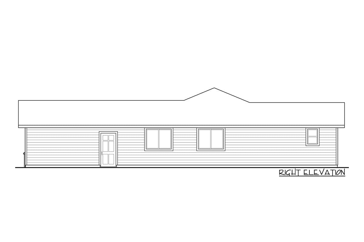 Plan 72812DA: Ranch for Family and Aging In Place - Image #4 - Ranch, Traditional