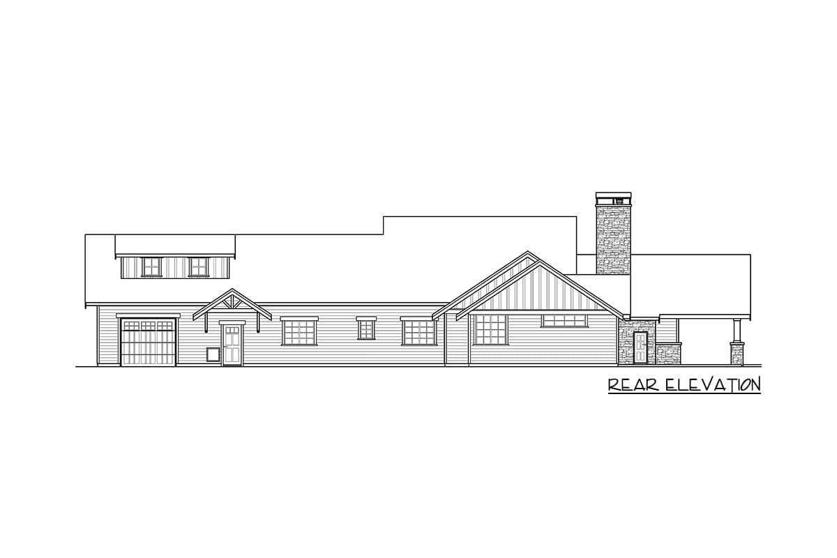 Plan 72815DA: Sticks and Struts Craftsman Ranch - Image #18 - Craftsman, Mountain, Northwest, Ranch