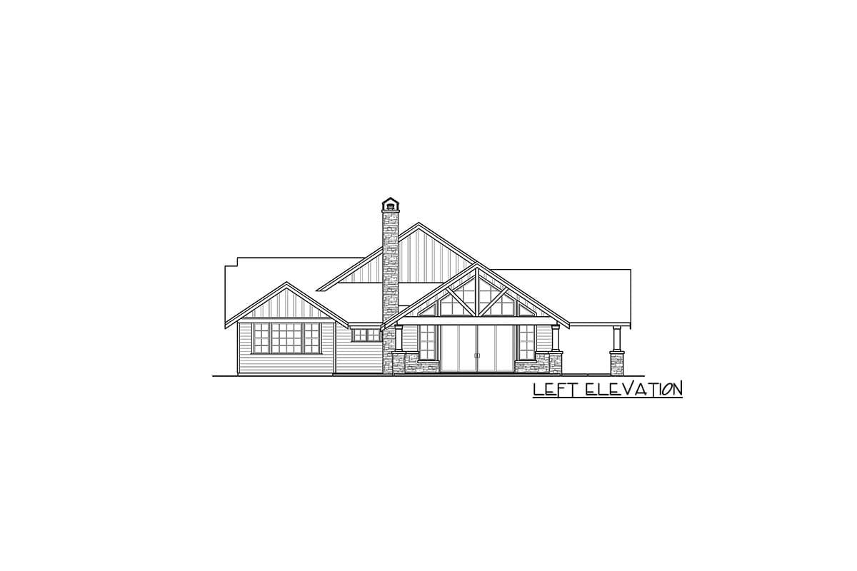 Plan 72815DA: Sticks and Struts Craftsman Ranch - Image #17 - Craftsman, Mountain, Northwest, Ranch
