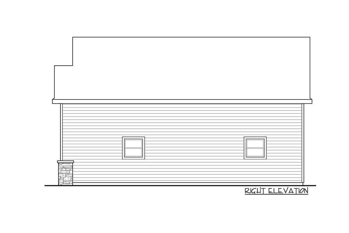 Plan 72818DA: RV Garage with Options - 1078 Sq Ft - Image #4 - Country, Craftsman, Traditional