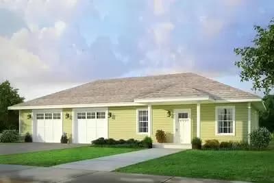Single Family or Garage Home Plan