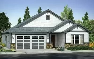 3 Gabled Country Craftsman House Plan
