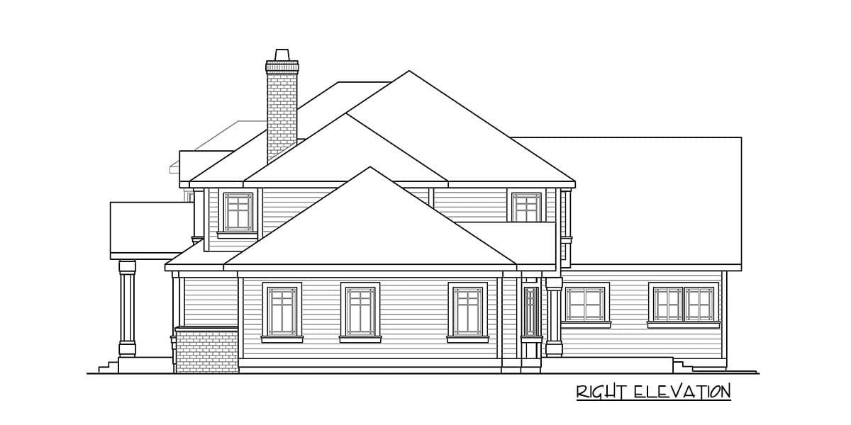 Plan 72830DA: Owners Suite with Private Exercise Room - Image #4 - Northwest, Traditional