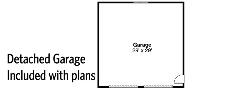 Plan 72839DA: 2 Bed Ranch With Vaulted Airlock Entry - Floor Plan - 2nd Floor - Craftsman, Northwest, Ranch