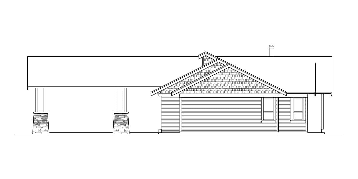 Plan 72843DA: Rustic Northwest Ranch House Plan - Image #6 - Northwest, Ranch