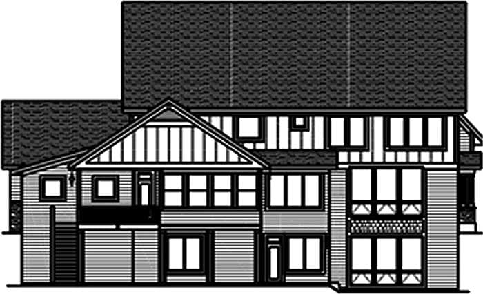 Plan 73322HS: 2-Story Craftsman House Plan with Lower Level Sport Court - Image #18 - Craftsman, Northwest