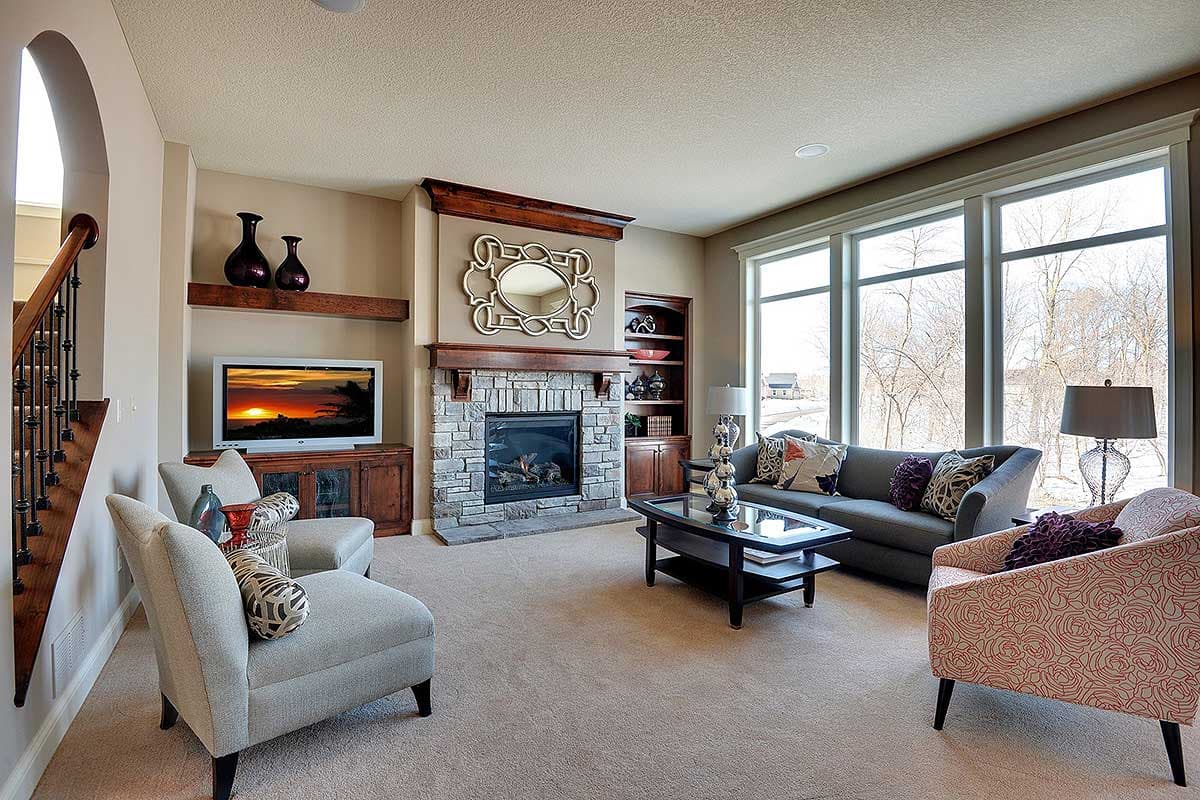 Plan 73329HS: Luxury Craftsman with Lower Level Billiards Room  - Image #18 - Craftsman, New American, Northwest, Traditional