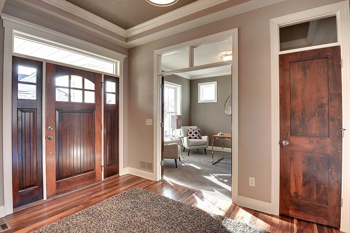 Plan 73329HS: Luxury Craftsman with Lower Level Billiards Room  - Image #12 - Craftsman, New American, Northwest, Traditional