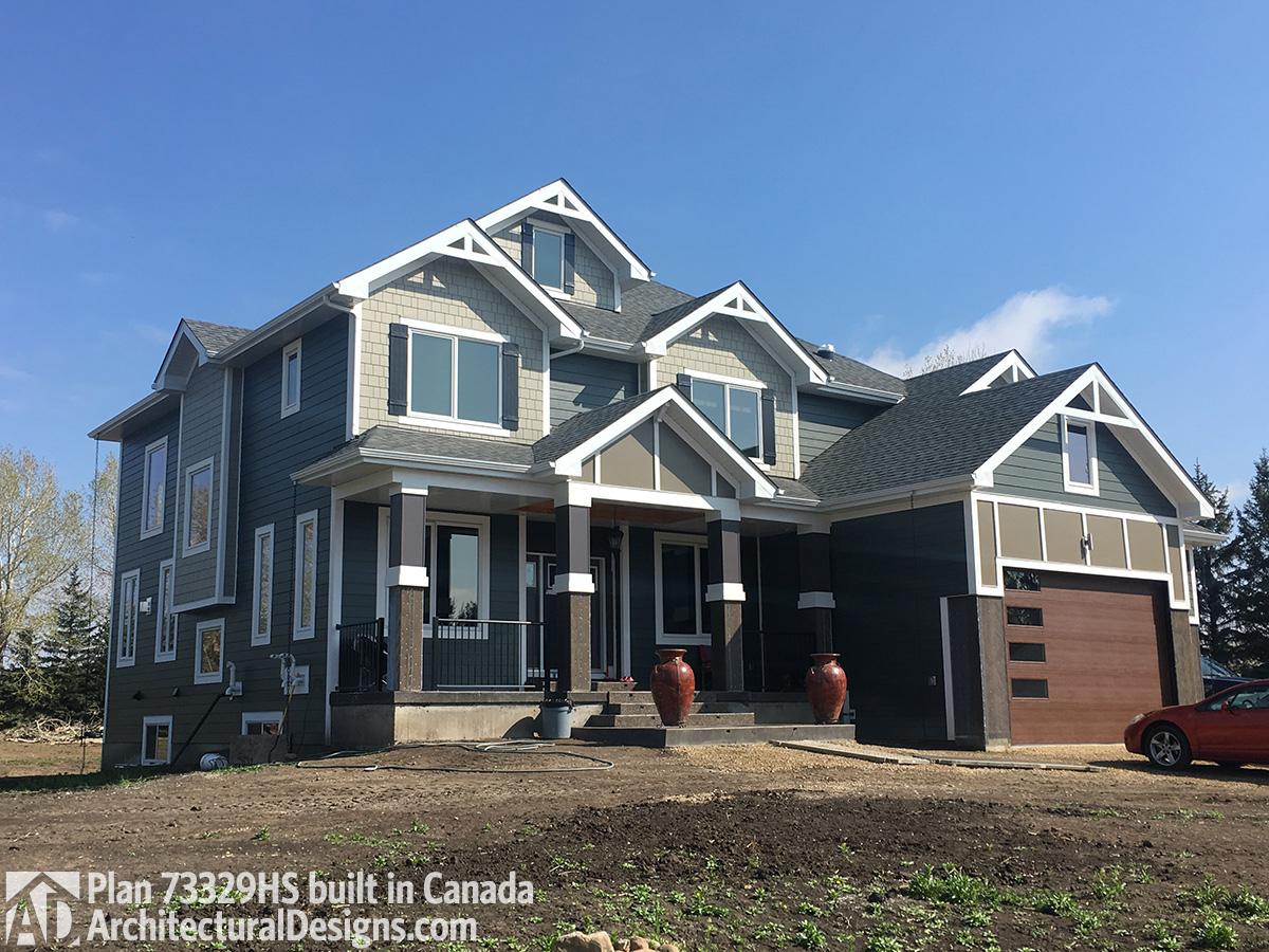 build gallery item - Exclusive House Plan 73329HS comes to life in Alberta