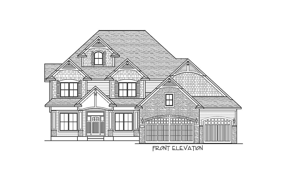 Plan 73329HS: Luxury Craftsman with Lower Level Billiards Room  - Image #55 - Craftsman, New American, Northwest, Traditional