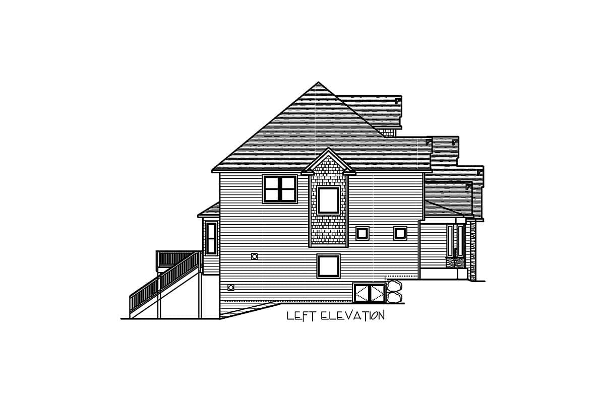 Plan 73329HS: Luxury Craftsman with Lower Level Billiards Room  - Image #56 - Craftsman, New American, Northwest, Traditional