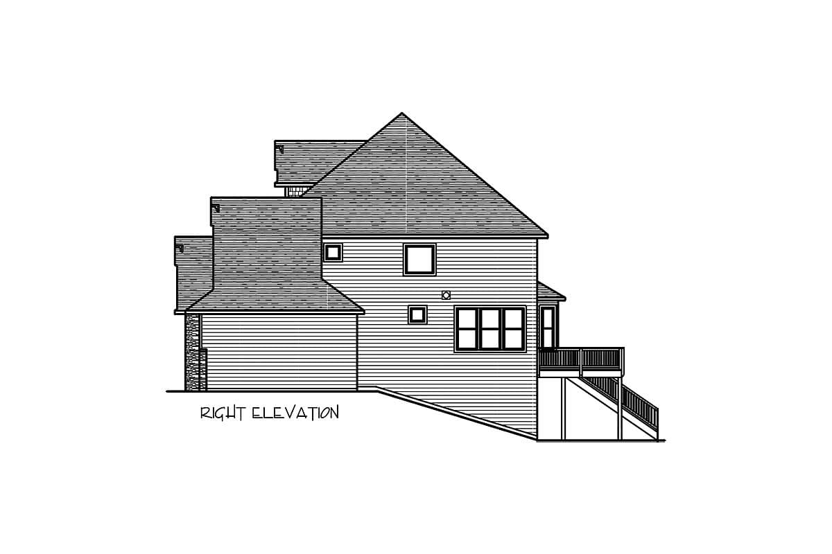 Plan 73329HS: Luxury Craftsman with Lower Level Billiards Room  - Image #58 - Craftsman, New American, Northwest, Traditional