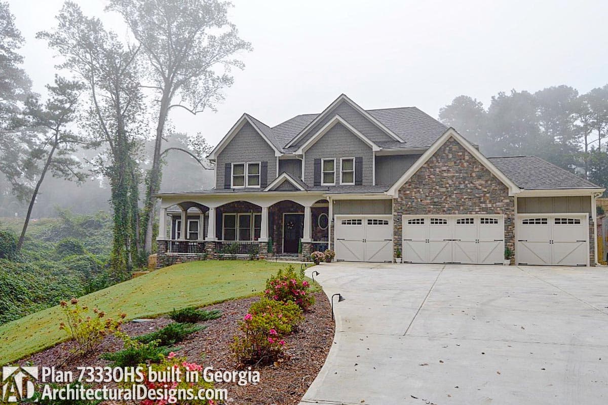 build gallery item - House Plan 73330HS comes to life in Georgia!