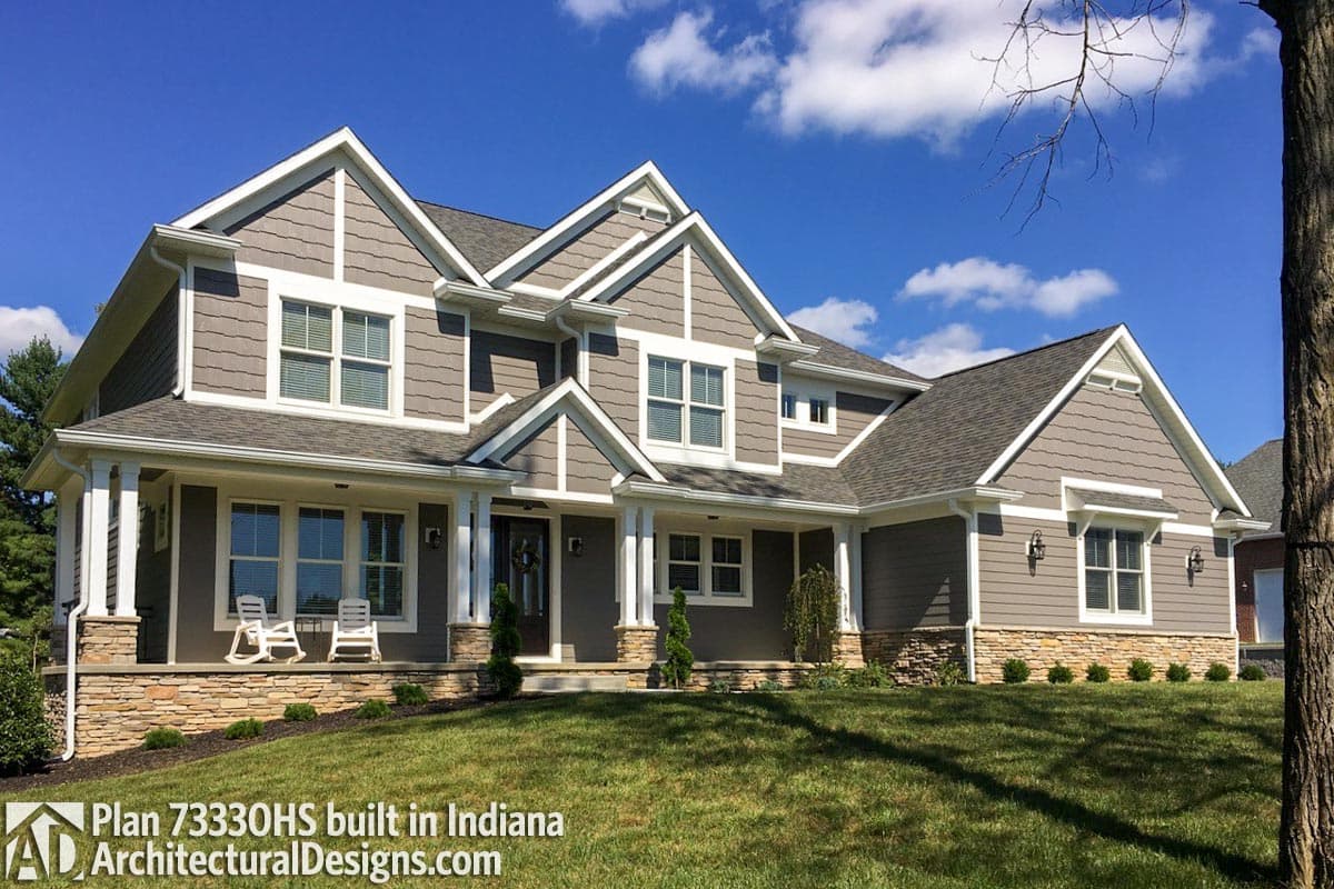 build gallery item - House Plan 73330HS comes to life in Pennsylvania!