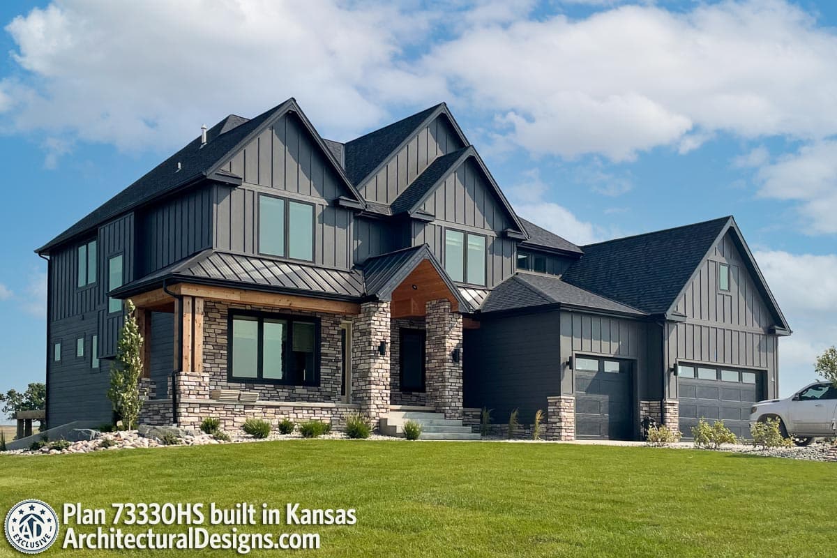 build gallery item - House Plan 73330HS Comes to Life in Kansas