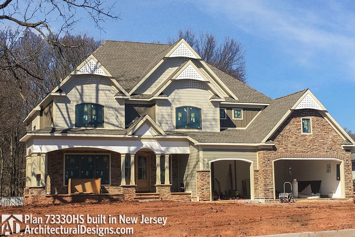 build gallery item - Exclusive House Plan 73330HS built in New Jersey