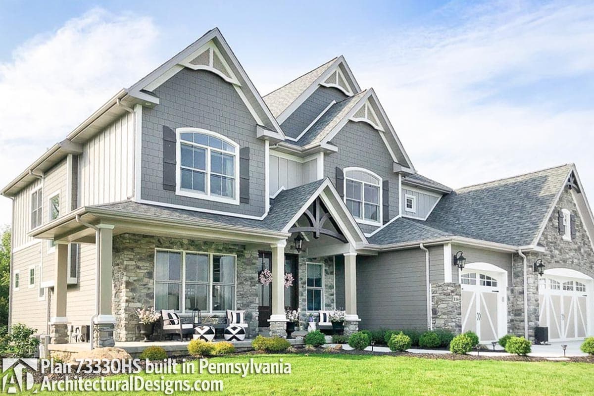 Plan 73330HS: Exclusive Craftsman House Plan With Amazing Great Room - 3634 Sq Ft - Image #6 - Craftsman, New American, Northwest, Traditional