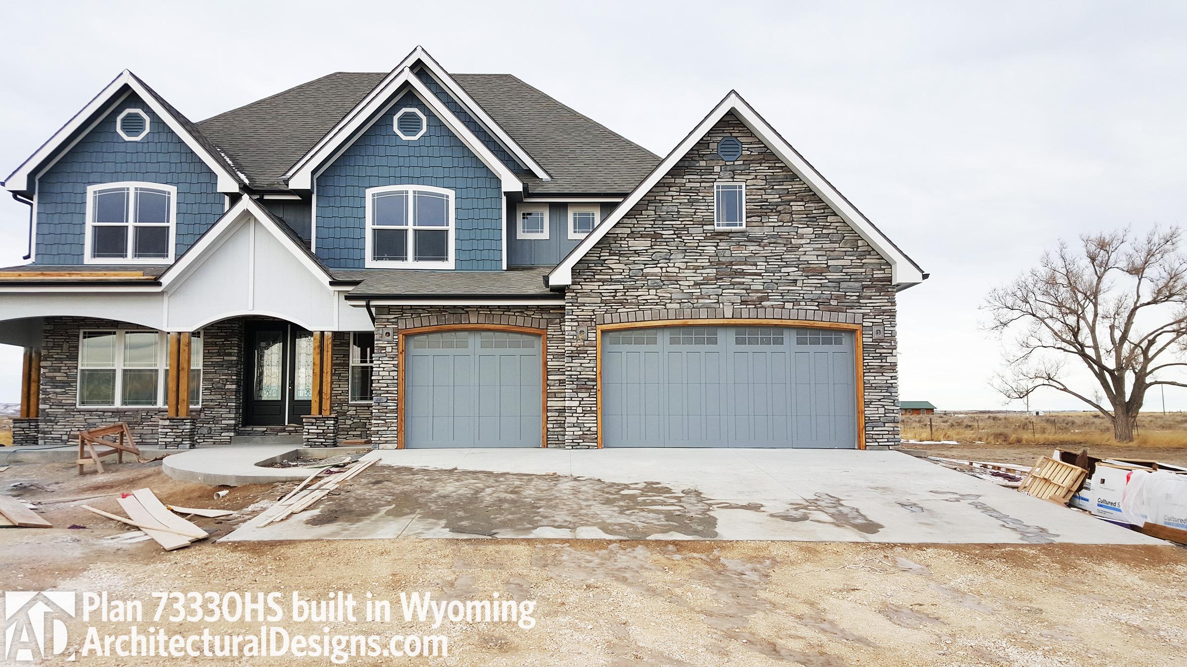 build gallery item - House Plan 73330HS client-built in Wyoming!