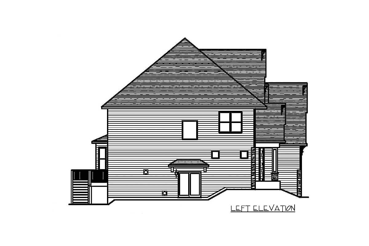 Plan 73332HS: Four Gabled Craftsman Stunner - Image #49 - Craftsman, New American, Northwest