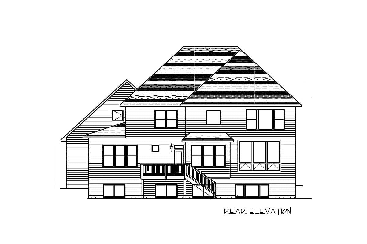 Plan 73332HS: Four Gabled Craftsman Stunner - Image #50 - Craftsman, New American, Northwest