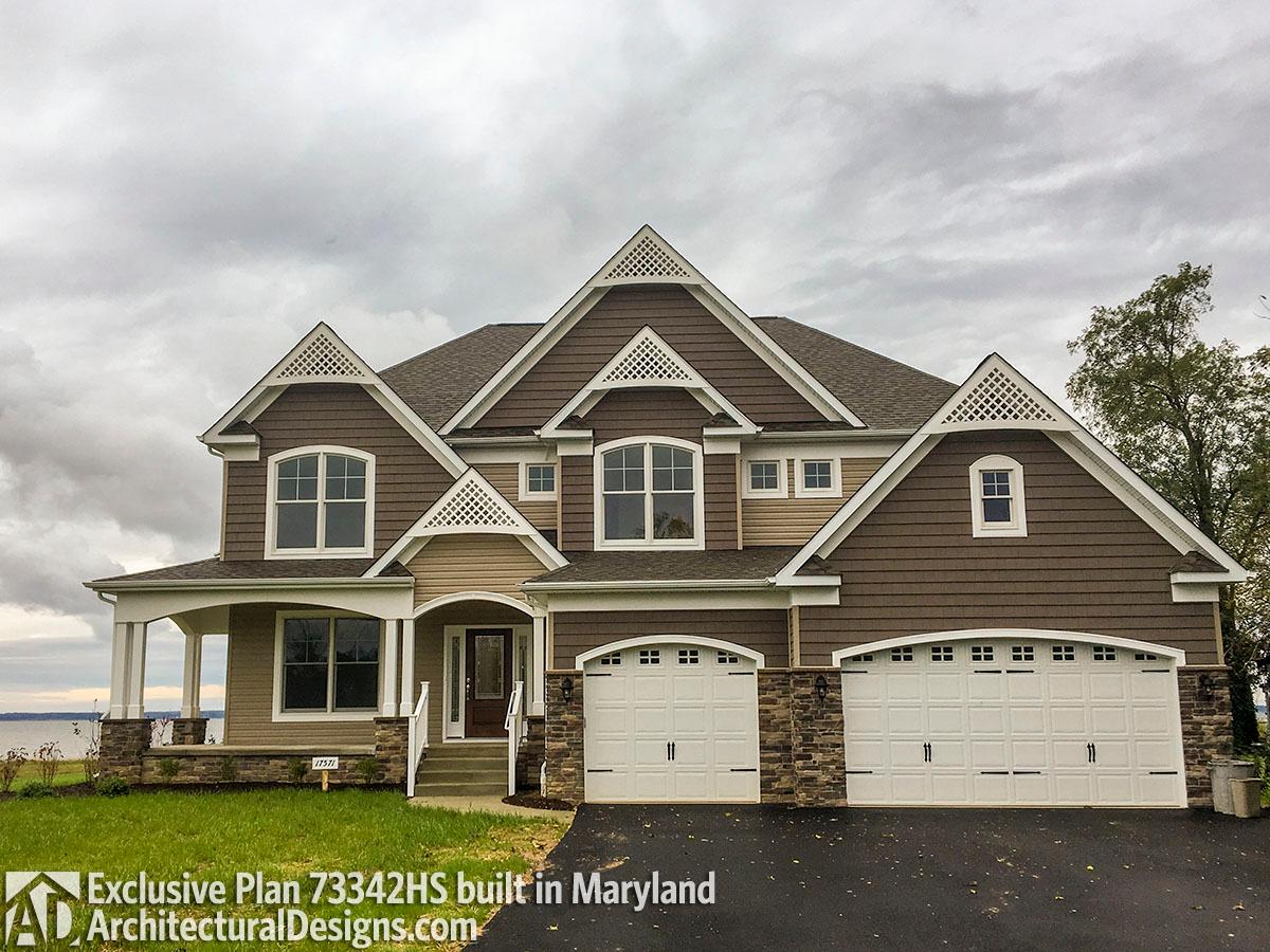 build gallery item - Exclusive House Plan 73342HS comes to life in Maryland