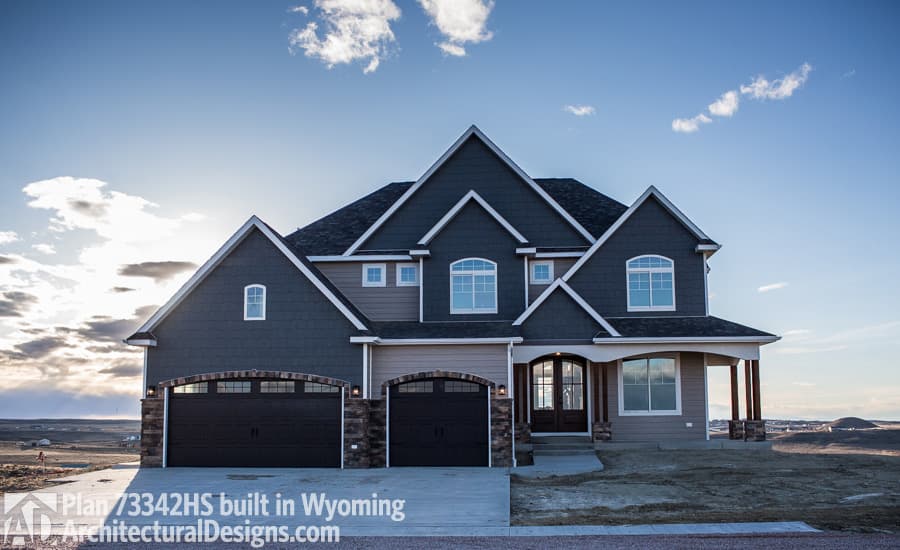 build gallery item - House Plan 73342HS comes to life in Wyoming