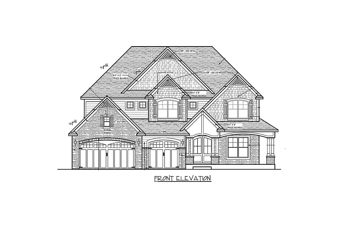 Plan 73342HS: Craftsman Beauty With 2-Story Great Room - 3454 Sq Ft - Image #52 - Craftsman, New American, Northwest, Traditional