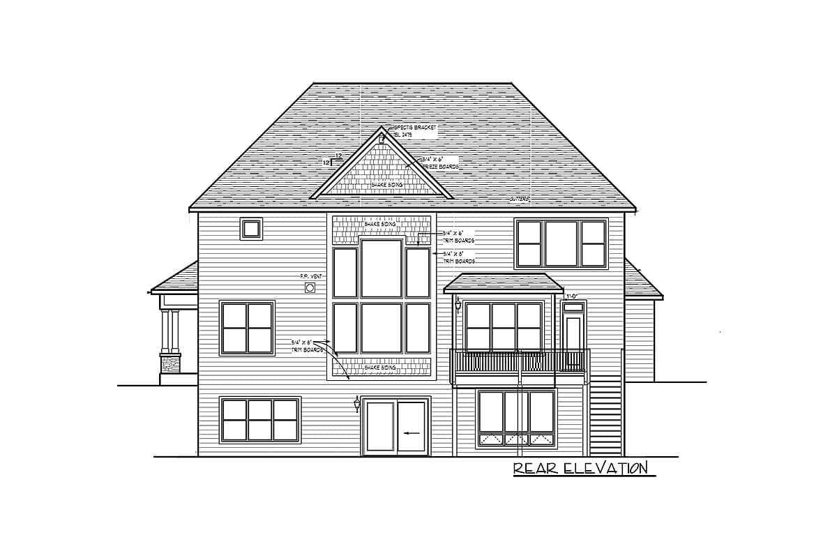 Plan 73342HS: Craftsman Beauty With 2-Story Great Room - 3454 Sq Ft - Image #54 - Craftsman, New American, Northwest, Traditional