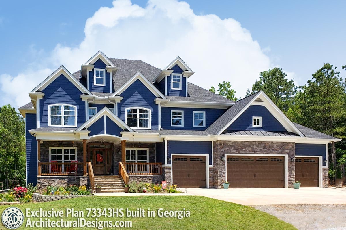 build gallery item - Exclusive House Plan 73343HS Comes to Life in Georgia