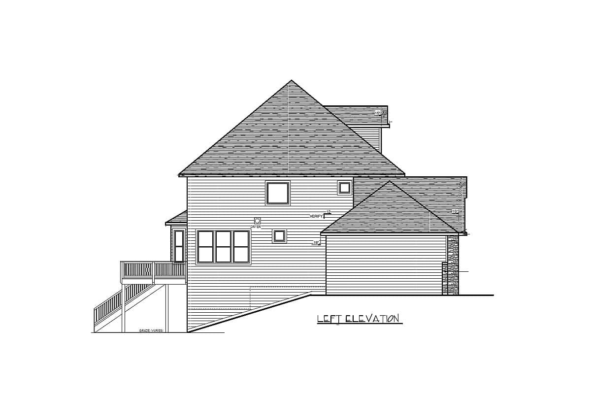 Plan 73343HS: Storybook House Plan With 4 Car Garage - Image #47 - Country, Craftsman, New American, Northwest