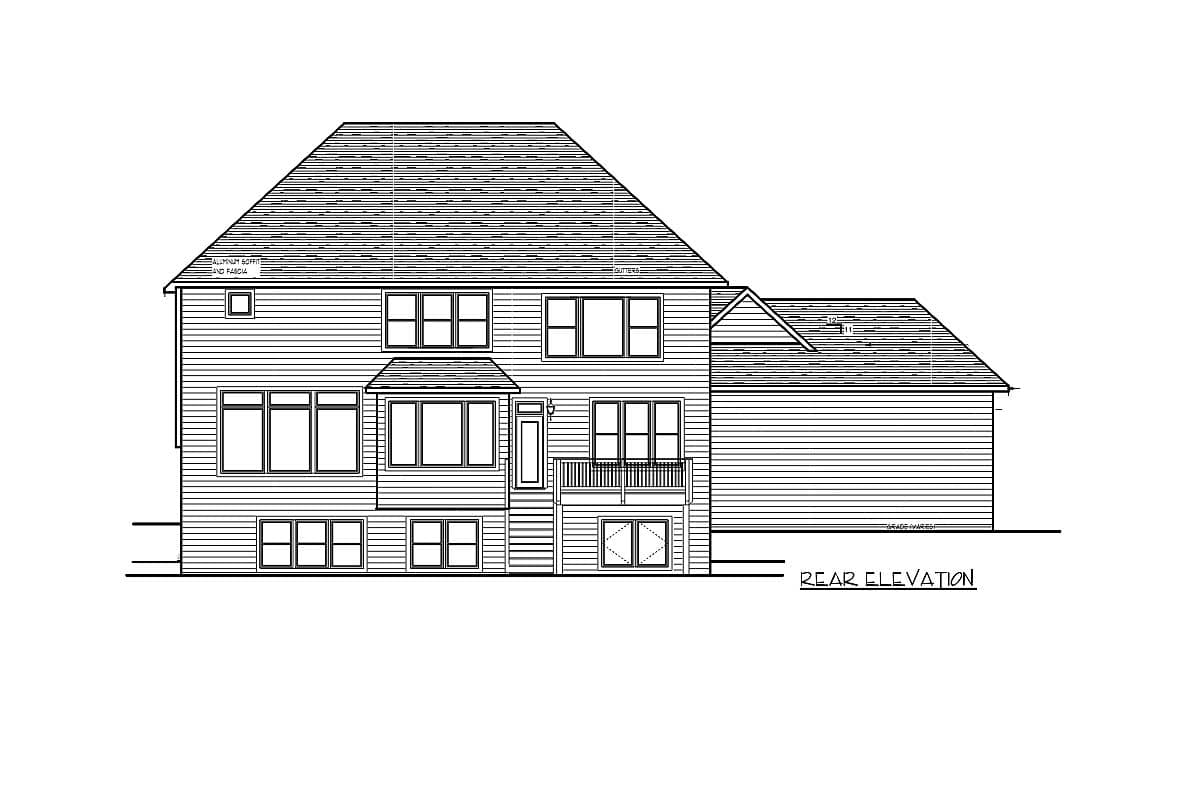 Plan 73343HS: Storybook House Plan With 4 Car Garage - Image #48 - Country, Craftsman, New American, Northwest