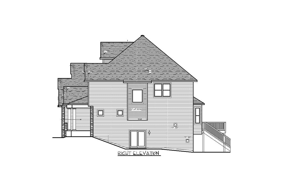 Plan 73343HS: Storybook House Plan With 4 Car Garage - Image #49 - Country, Craftsman, New American, Northwest