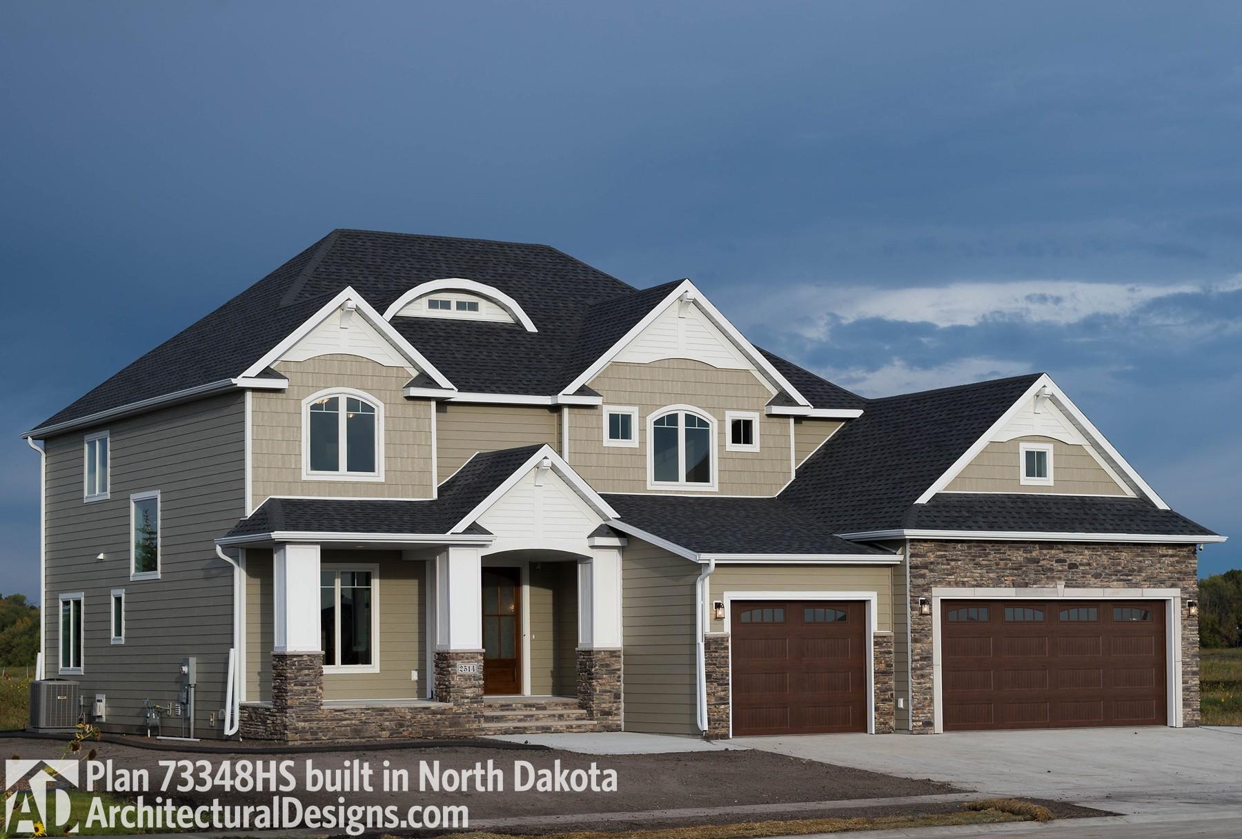 build gallery item - House Plan 73348HS comes to life in North Dakota