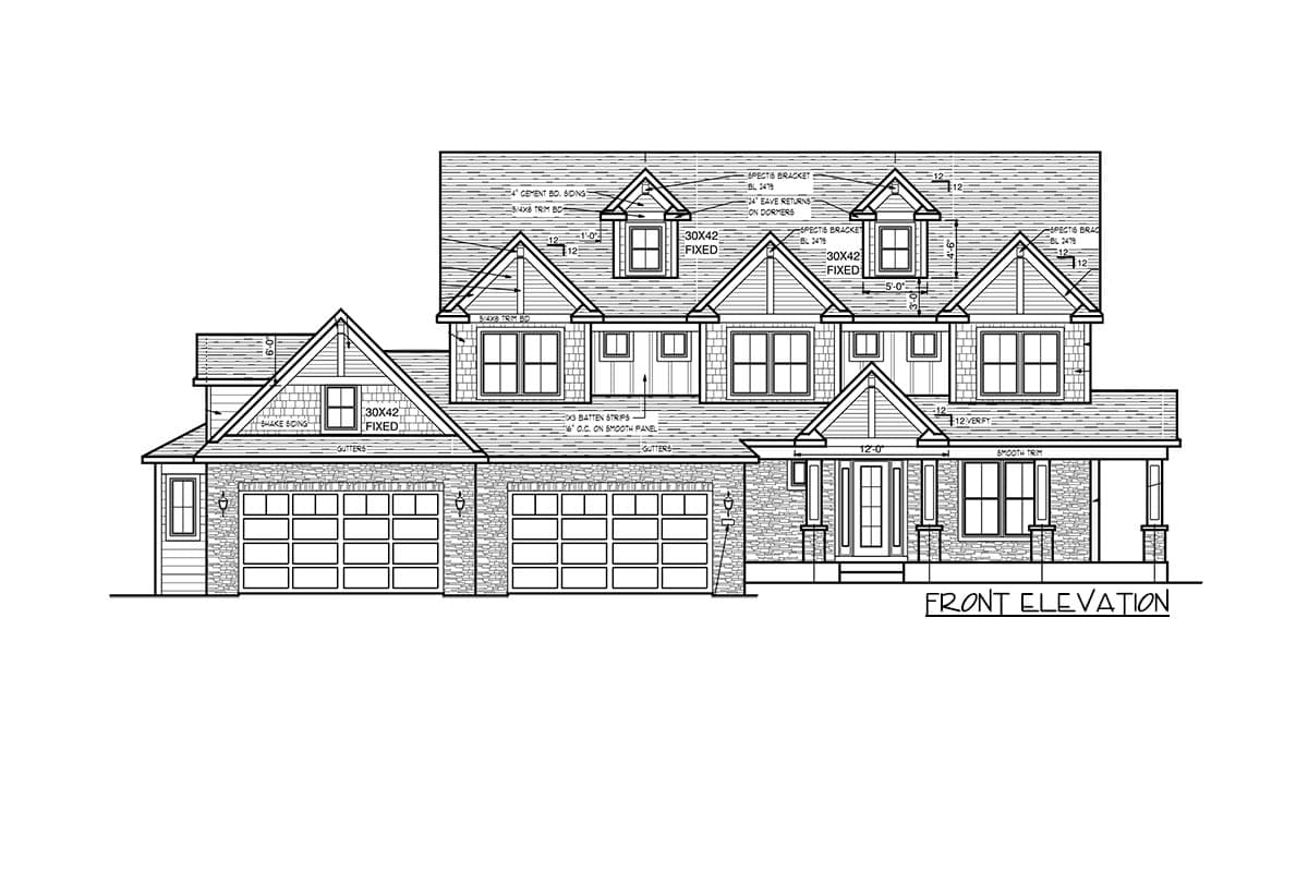 Plan 73349HS: Sneakers Not Included - Image #48 - Craftsman, New American, Northwest