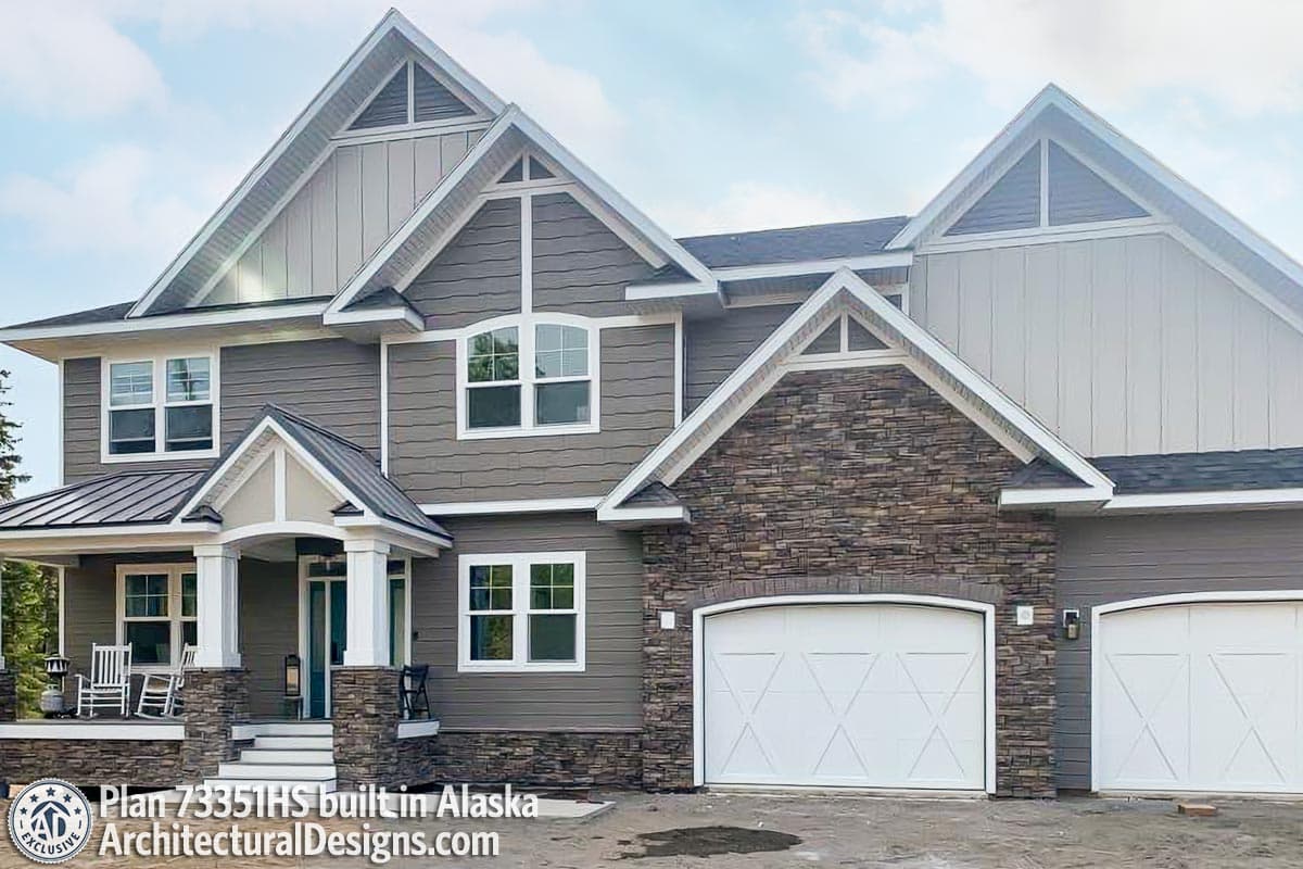 build gallery item - Exclusive House Plan 73351HS Comes to Life in Alaska