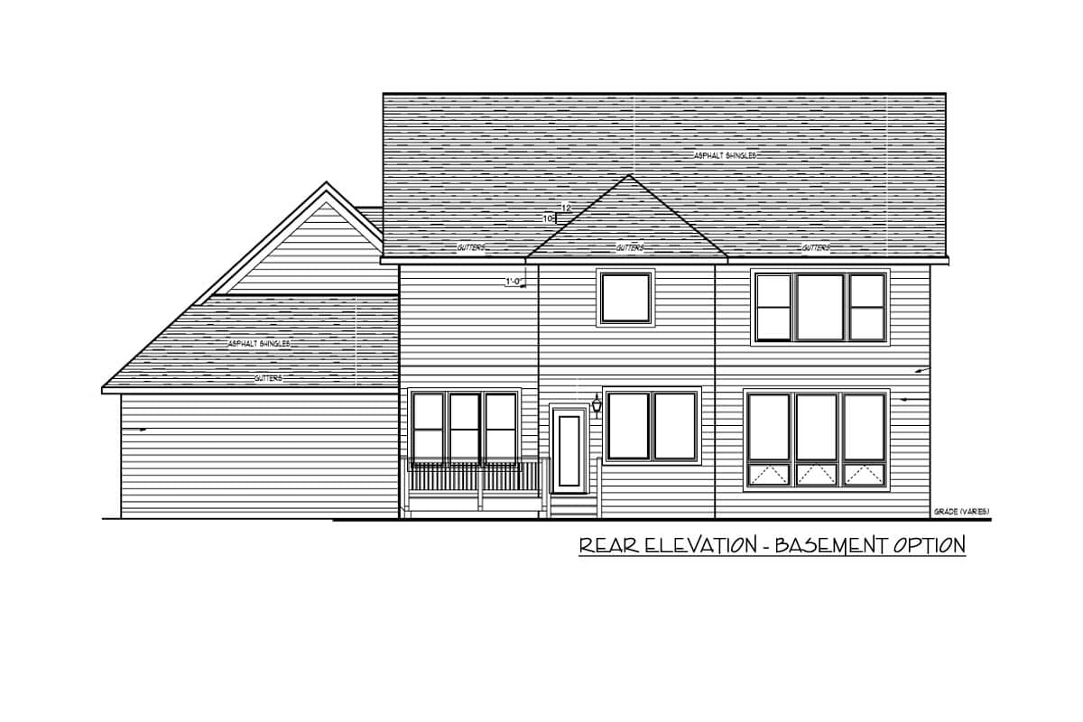 Plan 73351HS: Open-Concept Craftsman House Plan with Opt. Finished Lower Level and 3-Car Garage - 2885 Sq Ft - Image #64 - Craftsman, New American, Northwest
