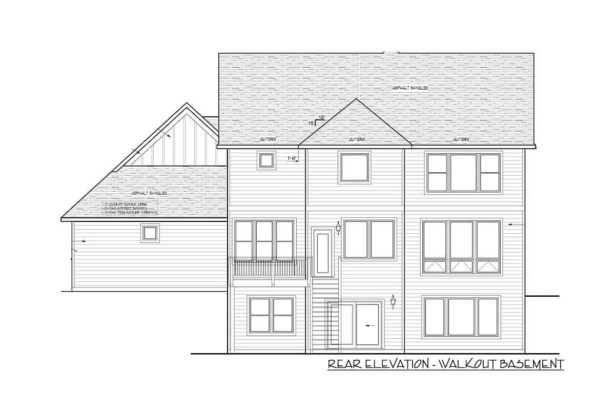 Plan 73351HS: Open-Concept Craftsman House Plan with Opt. Finished Lower Level and 3-Car Garage - 2885 Sq Ft - Image #62 - Craftsman, New American, Northwest