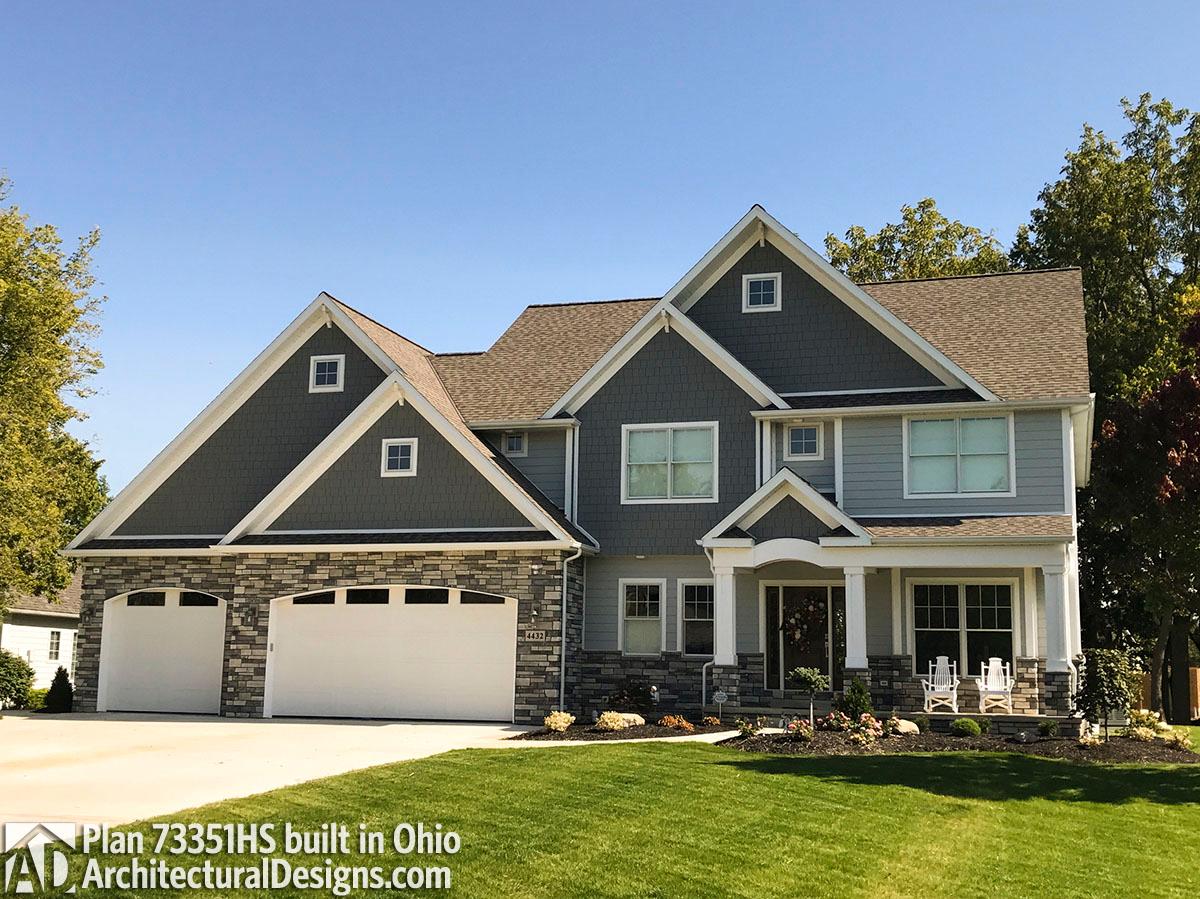 Plan 73351HS: Open-Concept Craftsman House Plan with Opt. Finished Lower Level and 3-Car Garage - 2885 Sq Ft - Image #5 - Craftsman, New American, Northwest