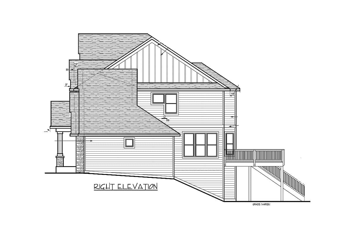 Plan 73351HS: Open-Concept Craftsman House Plan with Opt. Finished Lower Level and 3-Car Garage - 2885 Sq Ft - Image #63 - Craftsman, New American, Northwest
