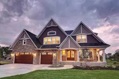Storybook House Plan with  Open Floor Plan