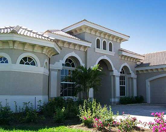 Plan 76005BW: Mediterranean House Plan with Arched Windows and a Huge Covered Lanai - 3098 Sq Ft - Image #9 - Florida-Style, Mediterranean, Southern