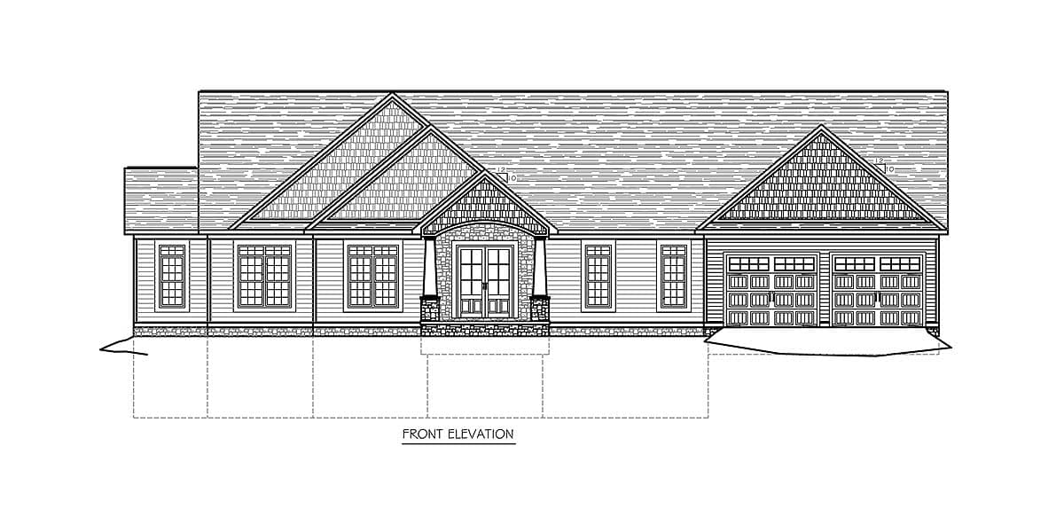 Plan 77604FB: Exclusive Ranch with Huge Rear Deck - Image #38 - Ranch, Traditional