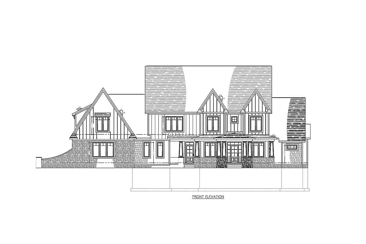Plan 77605FB: Exclusive Farmhouse Plan for a Sloping Lot - Image #8 - Country, Traditional